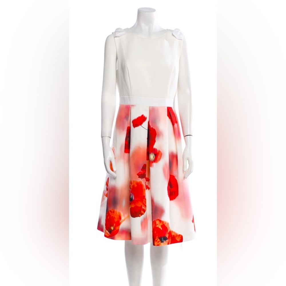 Ted Baker London Printed Knee-Length Dress